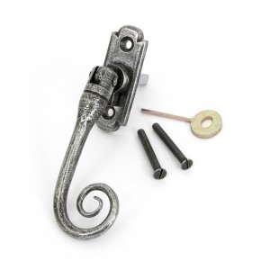 From The Anvil - Pewter Monkeytail Espagnolette Fastener - Right Hand - 33621