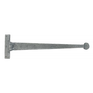 From The Anvil - Pewter 18" Penny End T Hinge (Pair) 33656