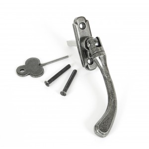 From The Anvil - Pewter Peardrop Espagnolette Fastener - Left Hand - 33682