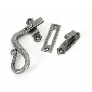 From The Anvil - Pewter Shepherds Crook Fastener - Left Hand - 33710