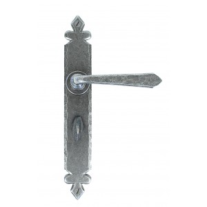 From The Anvil - Pewter Cromwell Lever Bathroom Set 33732