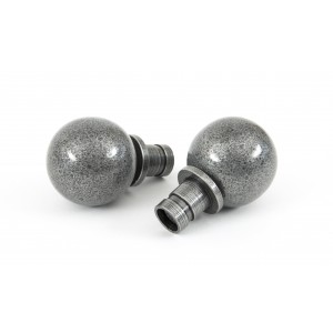 From The Anvil - Pewter Ball Curtain Finial (Pair) 33734