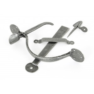 From The Anvil - Pewter Heavy Bean Thumblatch 33763
