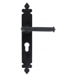From The Anvil - Black Tudor Euro Lever Lock 47mm Centre 33827