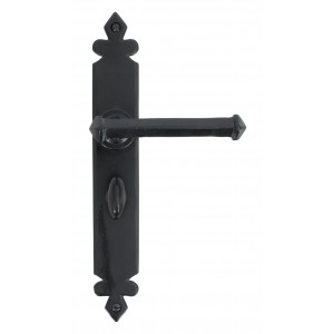 From The Anvil - Black Tudor Lever Bathroom Set 33828