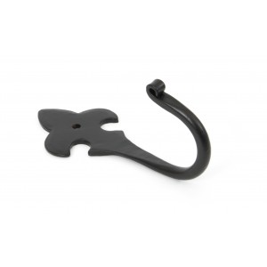 From The Anvil - Black Fleur-De-Lys Coat Hook 33834