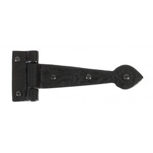 From The Anvil - Textured Black 6" Cast T Hinge (Pair) 33884