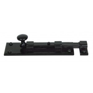 From The Anvil - Black 6" Straight Knob Bolt 33980