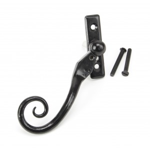 From The Anvil - Black 16mm Monkeytail Espagnolette Fastener - Left Hand - 33984