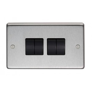From The Anvil - Stainless Steel Quad 10 Amp Switch 34203/1