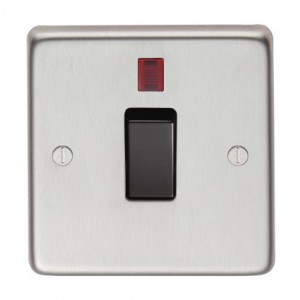 From The Anvil - Stainless Steel Single Switch + Neon 34206/1