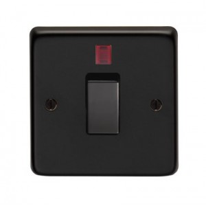 From The Anvil - Matt Black Single Switch + Neon 34206/2