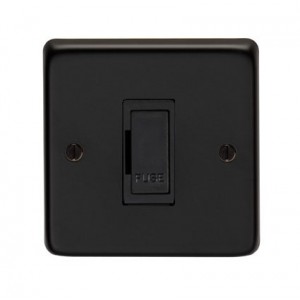 From The Anvil - Matt Black 13 Amp Unswitched Fuse 34207/2