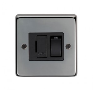 From The Anvil - Brushed Nickel 13 Amp Fused Switch 34208