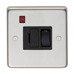 From The Anvil - Stainless Steel 13 Amp Fused Switch + Neon 34209/1