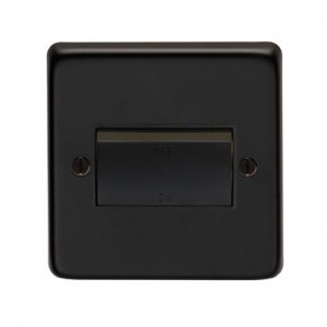 From The Anvil - Matt Black Fan Isolator Switch 34213/2