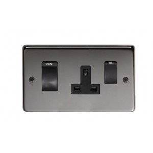 From The Anvil - Brushed Nickel 45 Amp Switch & Socket 34226