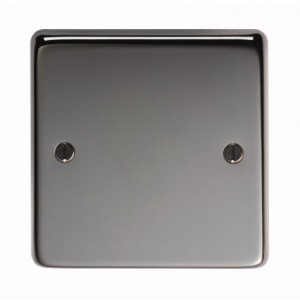 From The Anvil - Brushed Nickel Single Blank Plate 34233