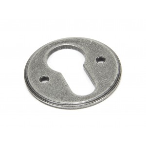 From The Anvil - Pewter Regency Euro Escutcheon 45122