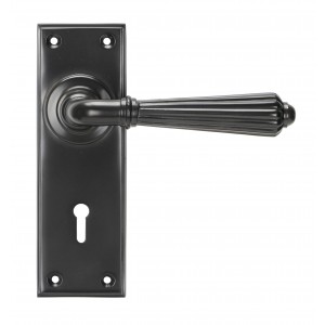 From The Anvil - Aged Bronze Hinton Lever Lock Set 45328