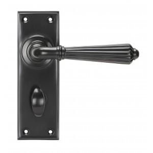 From The Anvil - Aged Bronze Hinton Lever Bathroom Set 45330
