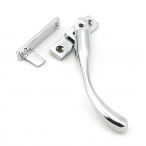 From The Anvil - Polished Chrome Night Vent Locking Peardrop Fastener - Right Hand - 45395