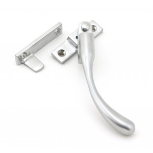 From The Anvil - Satin Chrome Night Vent Locking Peardrop Fastener - Right Hand - 45399