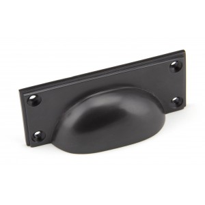 From The Anvil - Aged Bronze Art Deco Drawer Pull 45403