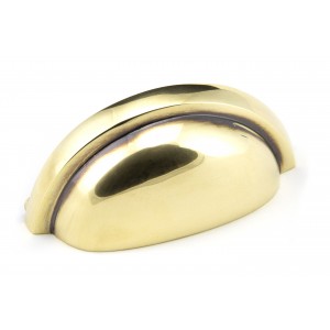 From The Anvil - Aged Brass Regency Concealed Drawer Pull 45405