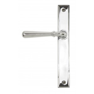 From The Anvil - Polished Chrome Newbury Slimline Lever Espagnolette Latch Set 45431
