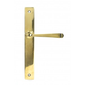From The Anvil - Aged Brass Avon Slimline Lever Espagnolette Latch Set 45448