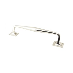From The Anvil - Polished Nickel 300mm Art Deco Pull Handle 45458