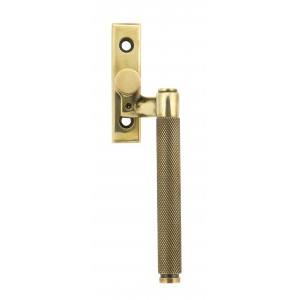 From The Anvil - Aged Brass Brompton Espagnolette Fastener - Right Hand - 45504