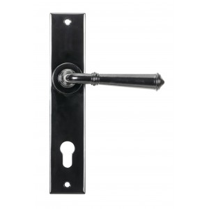 From The Anvil - Black Regency Lever Espagnolette Lock Set 45589