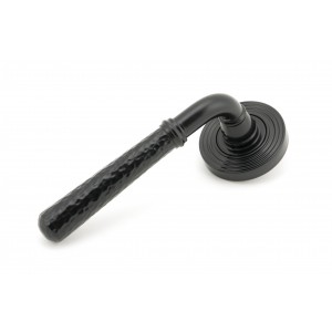From The Anvil - Black Hammered Newbury Lever on Rose Set (Beehive Rose) 45649