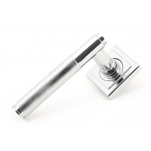 From The Anvil - Polished Chrome Brompton Lever On Rose Set (Square) 45666