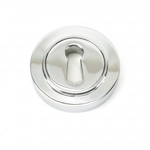 From The Anvil - Polished Chrome Round Escutcheon (Plain) 45687