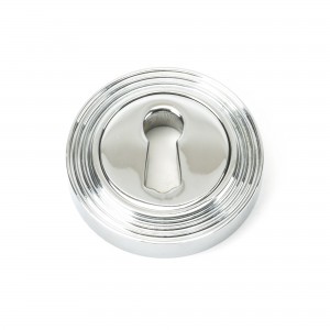 From The Anvil - Polished Chrome Round Escutcheon (Beehive) 45689
