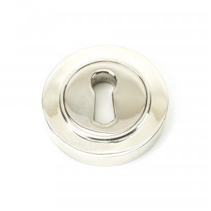 From The Anvil - Polished Nickel Round Escutcheon (Plain) 45691