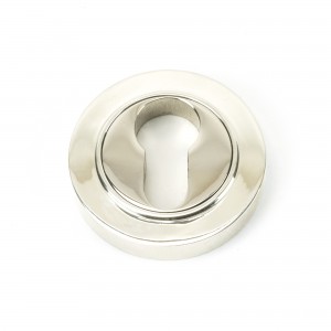From The Anvil - Polished Nickel Round Euro Escutcheon (Plain) 45715