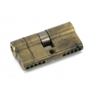 From The Anvil - Aged Brass 30/30 5-Pin Euro Double Cylinder 45803