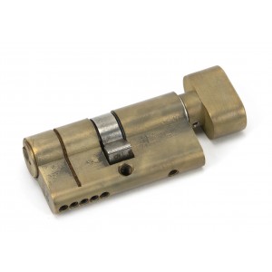 From The Anvil - Aged Brass 30/30 5-Pin Euro Cylinder/Thumbturn 45843