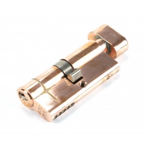 From The Anvil - Polished Bronze 35/35 5-Pin Euro Cylinder/Thumbturn 45845