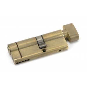 From The Anvil - Aged Brass 35T/45 5-Pin Euro Cylinder/Thumbturn 45855