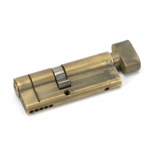 From The Anvil - Aged Brass 35/45T 5-Pin Euro Cylinder/Thumbturn 45859