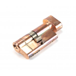 From The Anvil - Polished Bronze 30/30 5-Pin Euro Cylinder/Thumbturn KA 45865