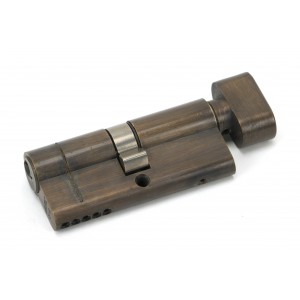 From The Anvil - Aged Brass 35/35 5-Pin Euro Cylinder/Thumbturn KA 45871