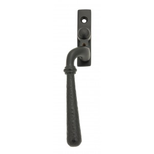 From The Anvil - Aged Bronze Hammered Newbury Espagnolette Fastener - Left Hand - 45920