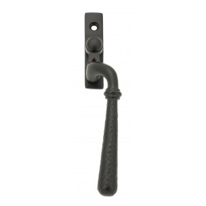 From The Anvil - Aged Bronze Hammered Newbury Espagnolette Fastener - Right Hand - 45921