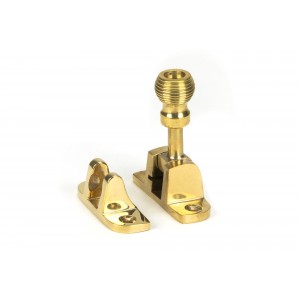 From The Anvil - Polished Brass Beehive Brighton Fastener (Radiused) 45952